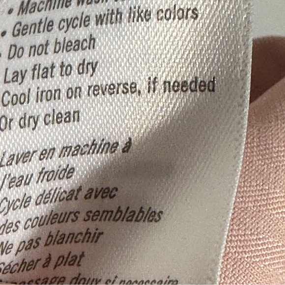 Paige Mayslie dress size S, button front, flounce hem, belt, textured, Twee - Picture 9 of 15